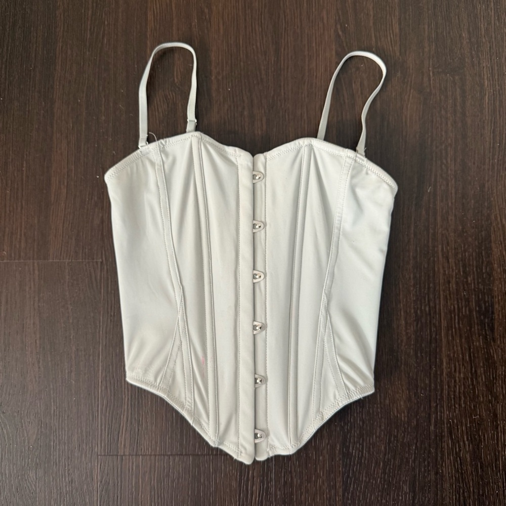 Urban Outfitters Teal Corset Tank Top